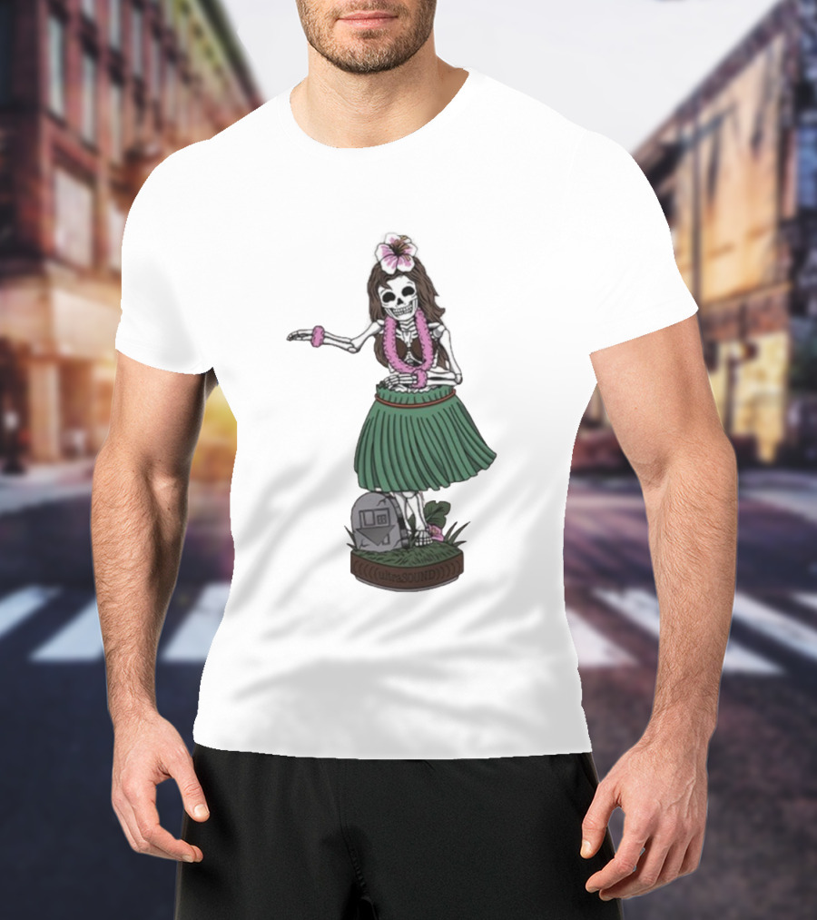 The Neighbourhood UltraSOUND Hula Skeleton Girl T-Shirt