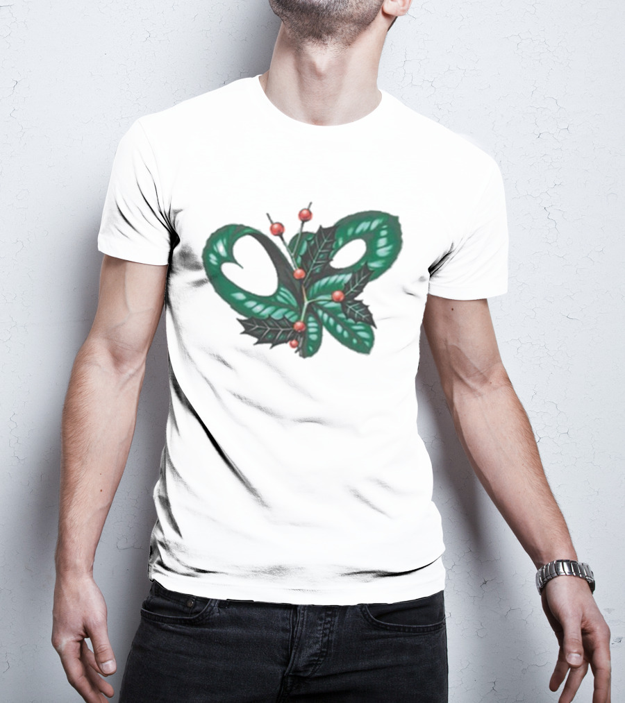 Olivia Rodrigo Holly Christmas Snake And Berries Holiday Theme T-Shirt