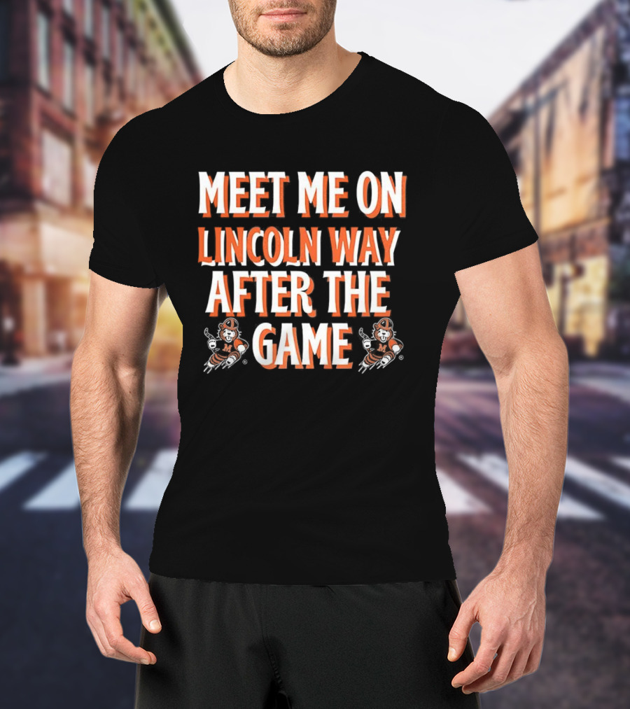 Massillon Tigers Football Meet Me On Lincoln Way After The Game T-Shirt