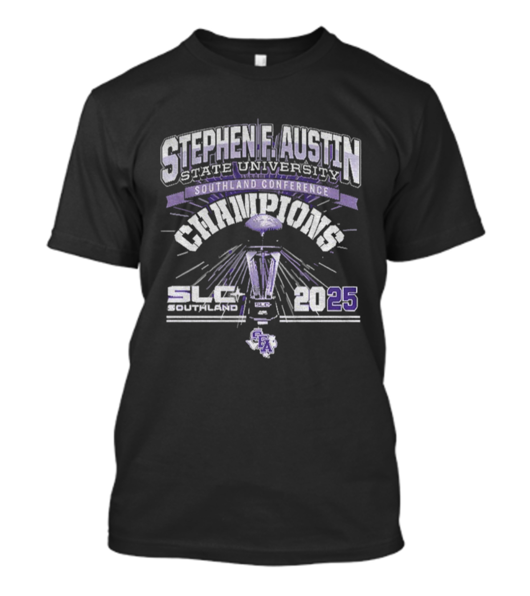 Stephen F. Austin State University Southland Conference 2025 Champions SLC Volleyball T-Shirt