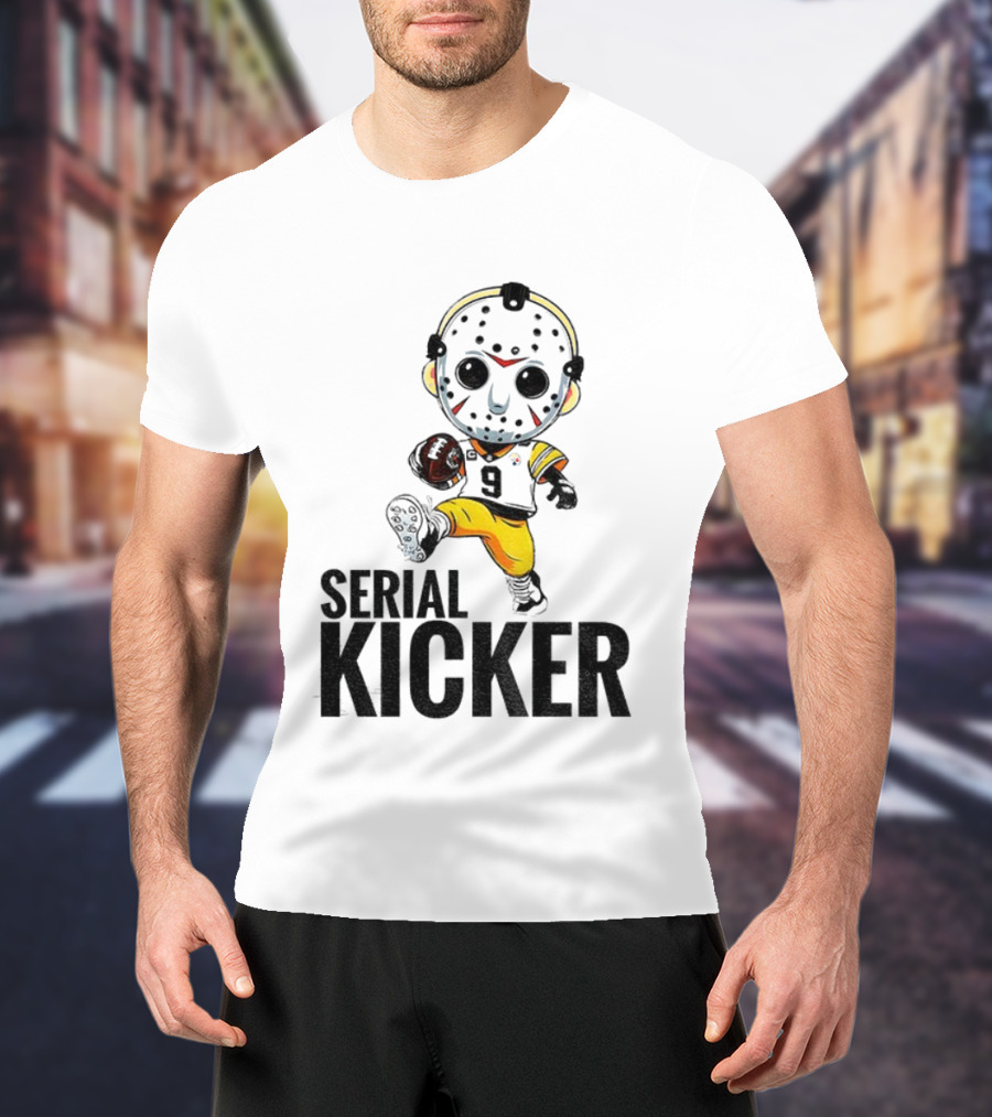 Jason Voorhees Serial Kicker Chris Boswell Pittsburgh Steelers Football NFL 2025 T-Shirt