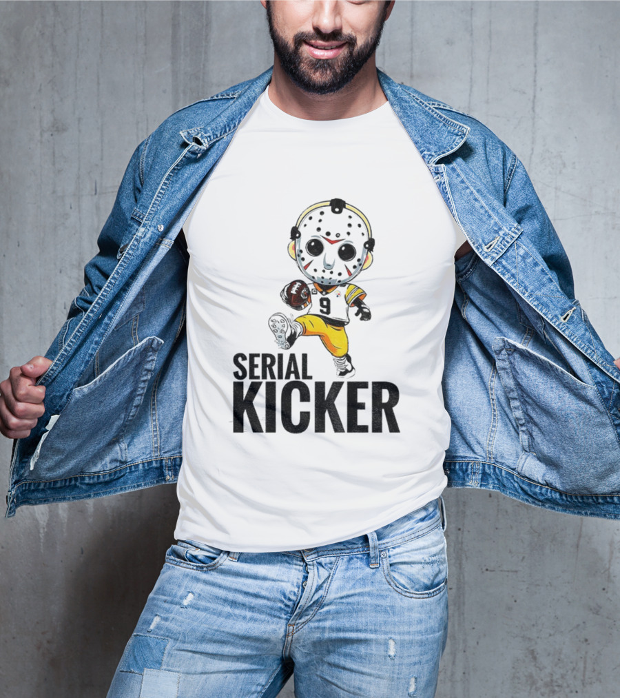 Jason Voorhees Serial Kicker Chris Boswell Pittsburgh Steelers Football NFL 2025 T-Shirt