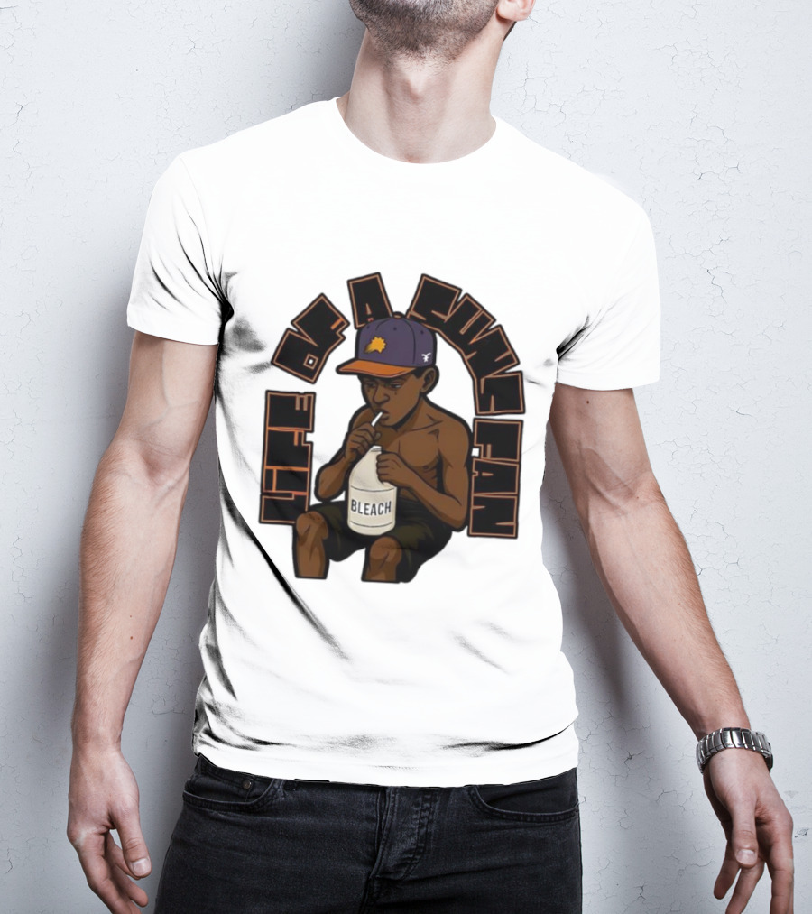 Life Of A Sunsfan Bleach Bottle Drink Character T-Shirt