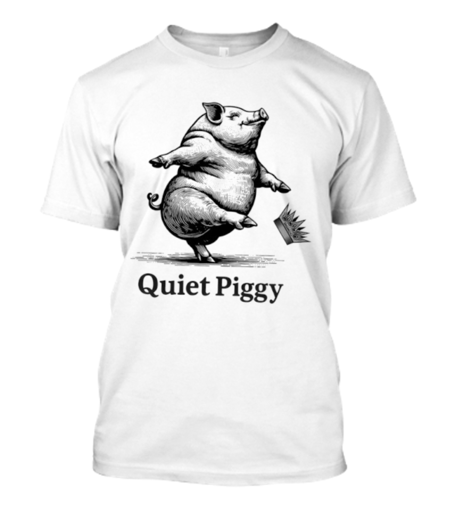 Silent Piggy Retro Dancing T-Shirt