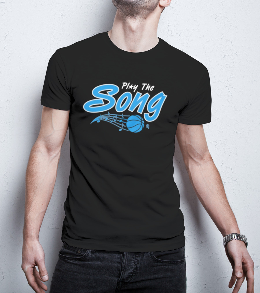 Orlando Magic Play The Song Basketball And Music Notes T-Shirt