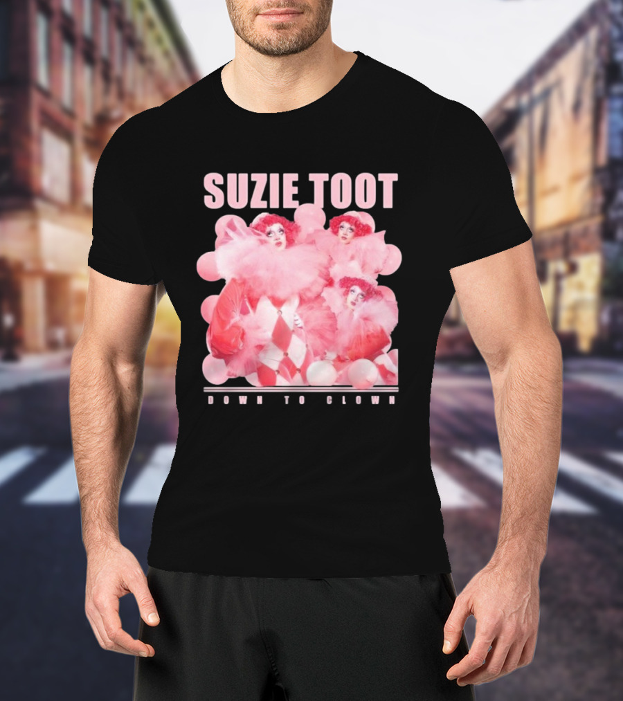 Suzie Toot Down To Clown Pink Balloon Costume Ensemble T-Shirt