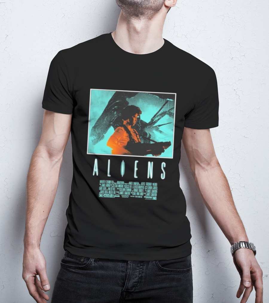 Aliens Ripley Movie Sci-Fi Iconic Art T-Shirt