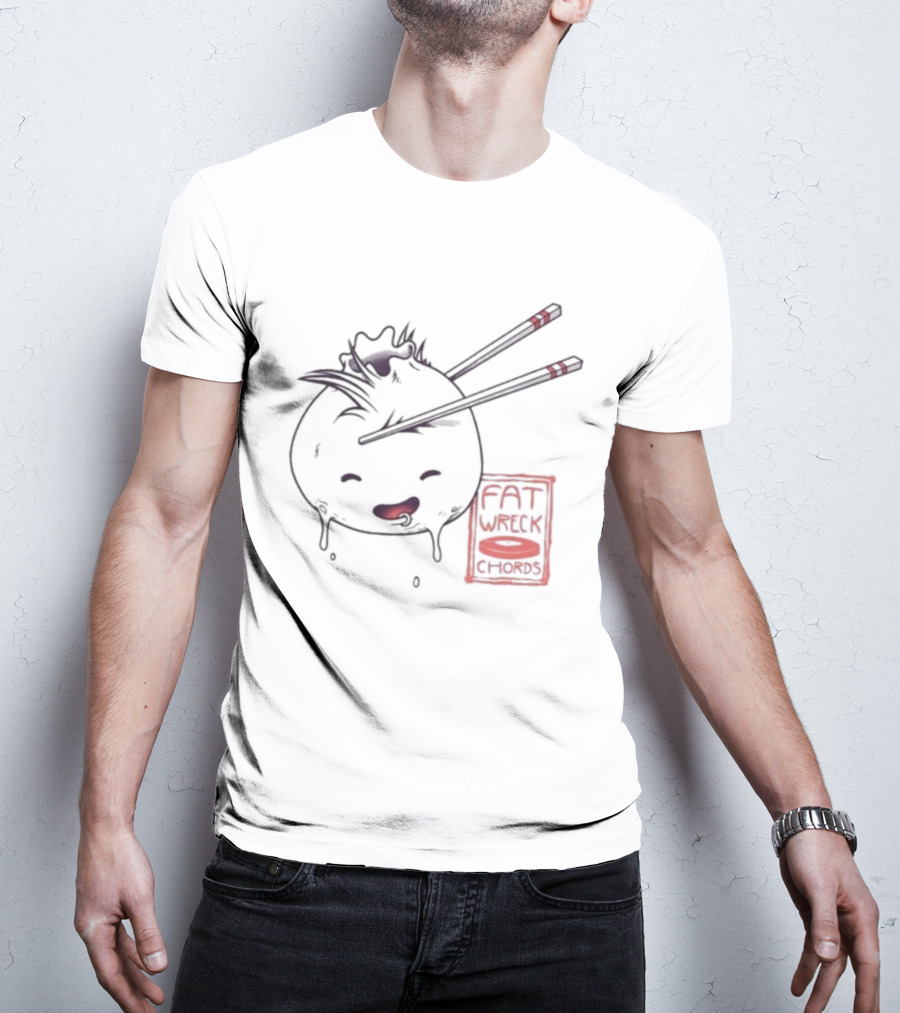 Fat Wreck Chords Punk Dumpling Fun Chopsticks T-Shirt