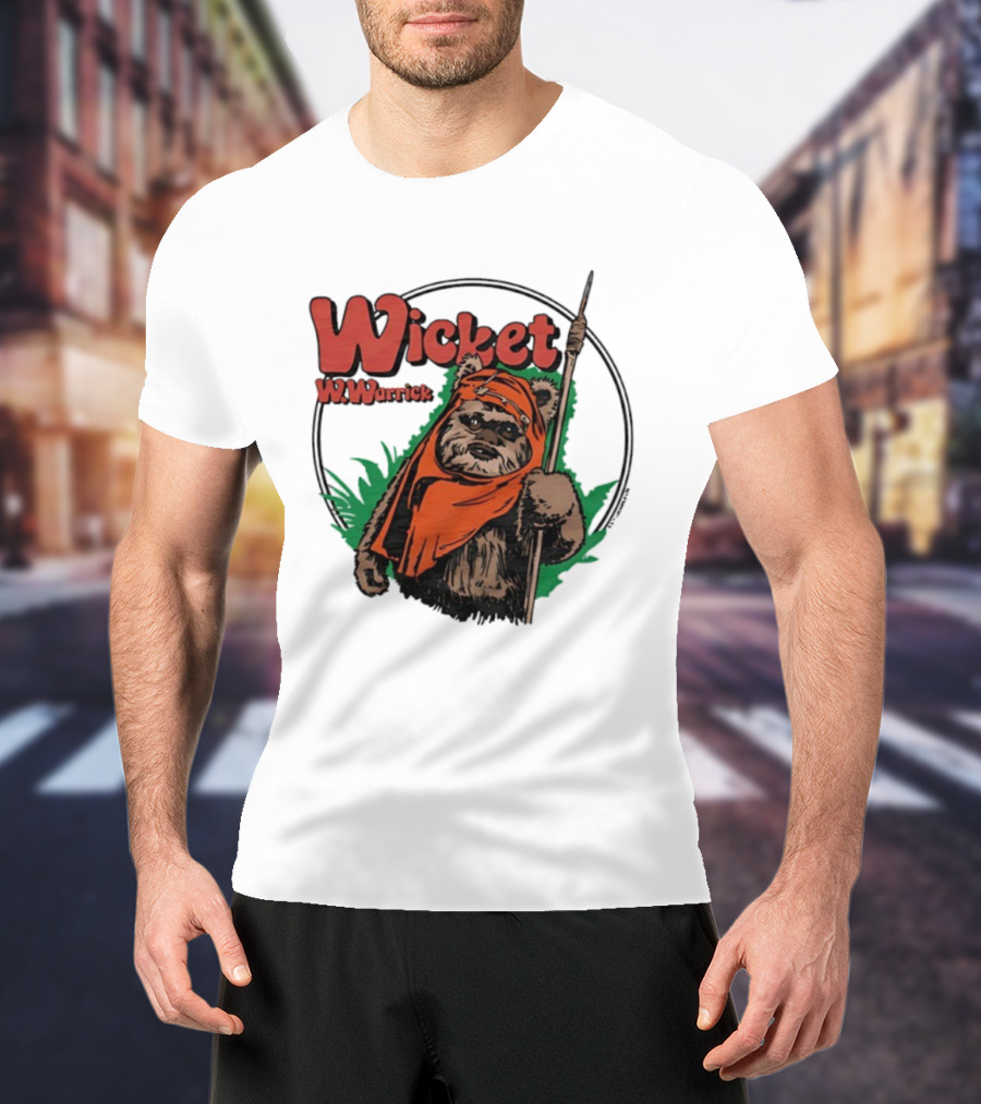 Star Wars Wicket W Warrick Ewok Endor Adventure T-Shirt