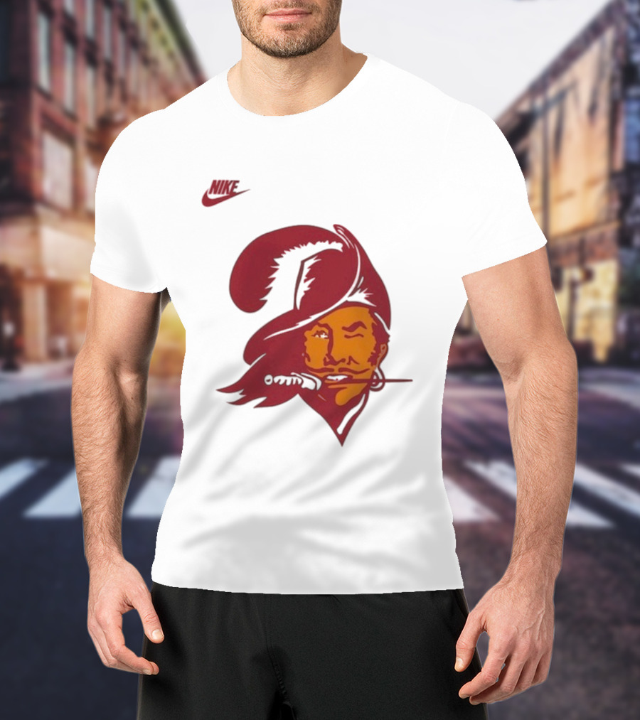 Tampa Bay Buccaneers Nike Bucco Bruce Iconic Vintage Logo T-Shirt