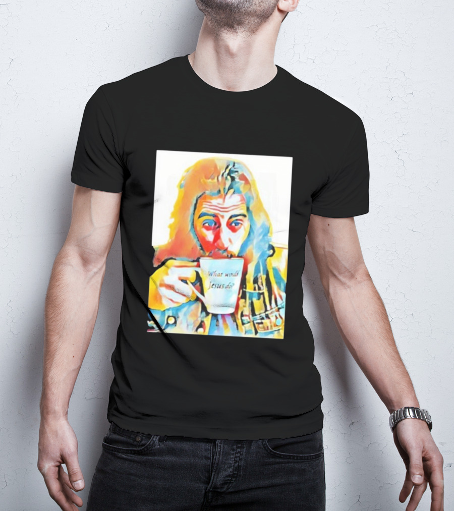 Jonathan Roumie What Would Jesus Do Art Colorful Portrait T-Shirt