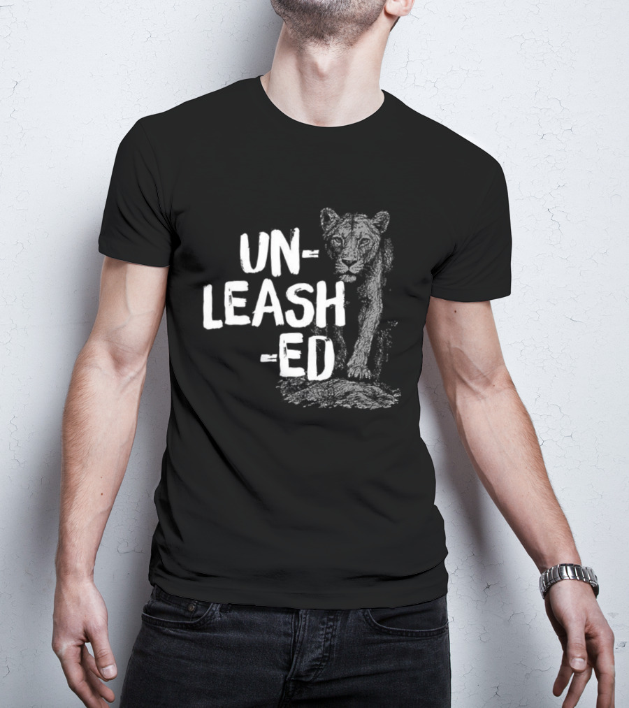 Unleashed Lion Fierce Head Logo T-Shirt