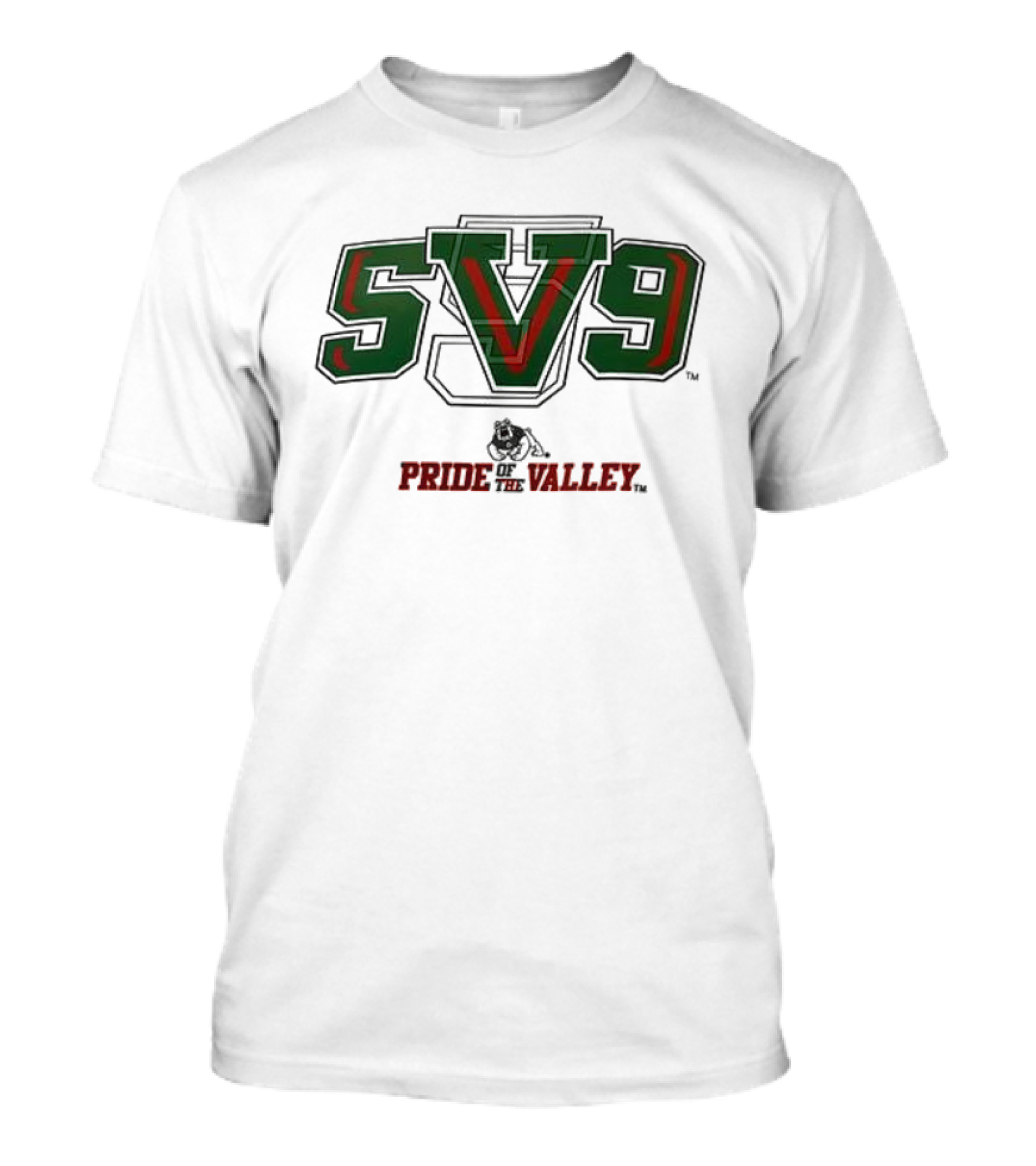 SV9 Pride Of The Valley Fresno State Bulldogs Football T-Shirt
