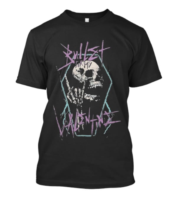 Bullet For My Valentine Coffin Skull Pastel Gothic Style T-Shirt