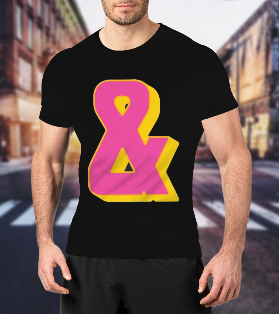 Bastille Presents Faded Ampersand Retro Style T-Shirt