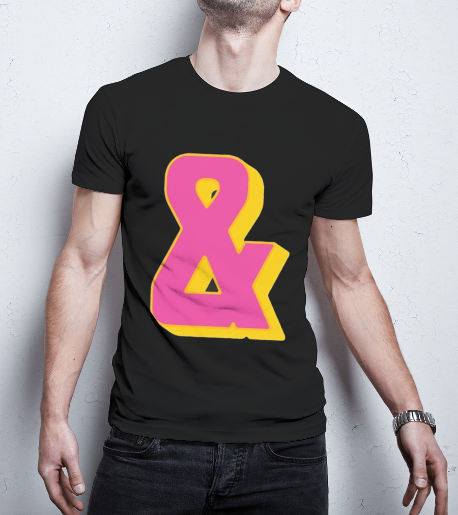 Bastille Presents Faded Ampersand Retro Style T-Shirt