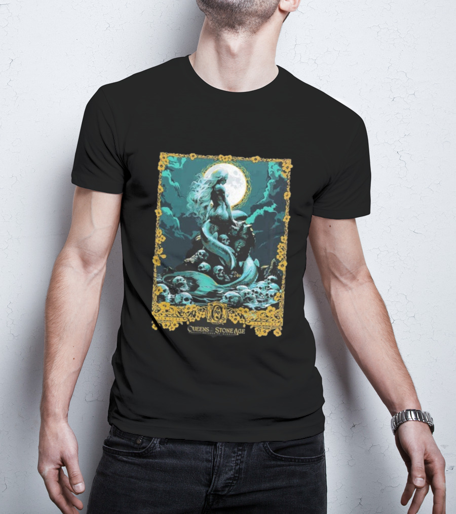 Queens Of The Stone Age Beacon Theatre New York October 10 2025 The Death Mermaid T-Shirt