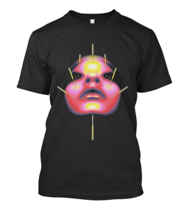 Rico Nasty Lethal Needles Face Art Aesthetic T-Shirt