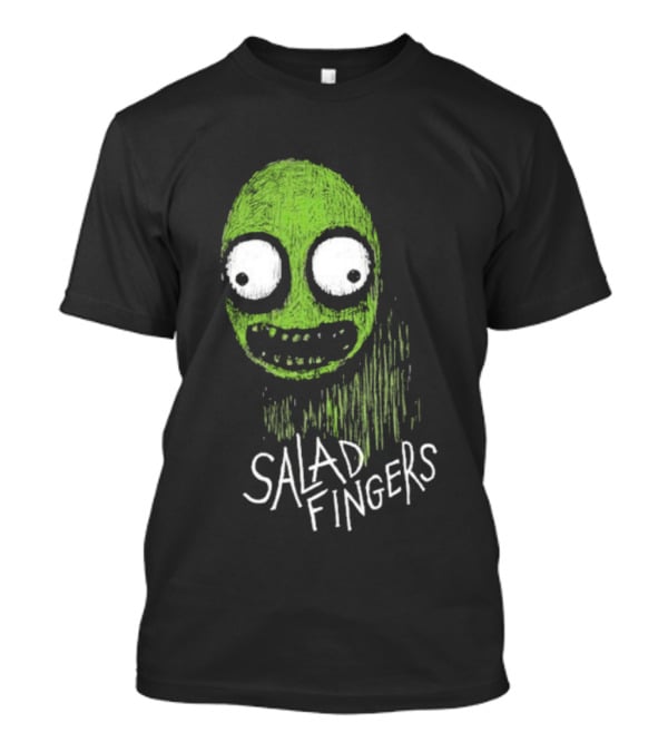 Salad Fingers Green Face Horror Aesthetic T-Shirt