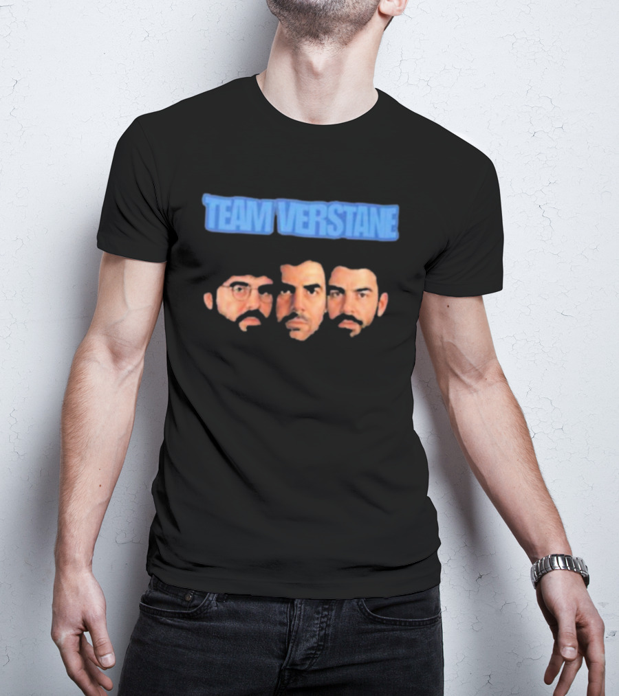 TEAM VERSTANE FACES WITH THREE CHARACTERS T-Shirt