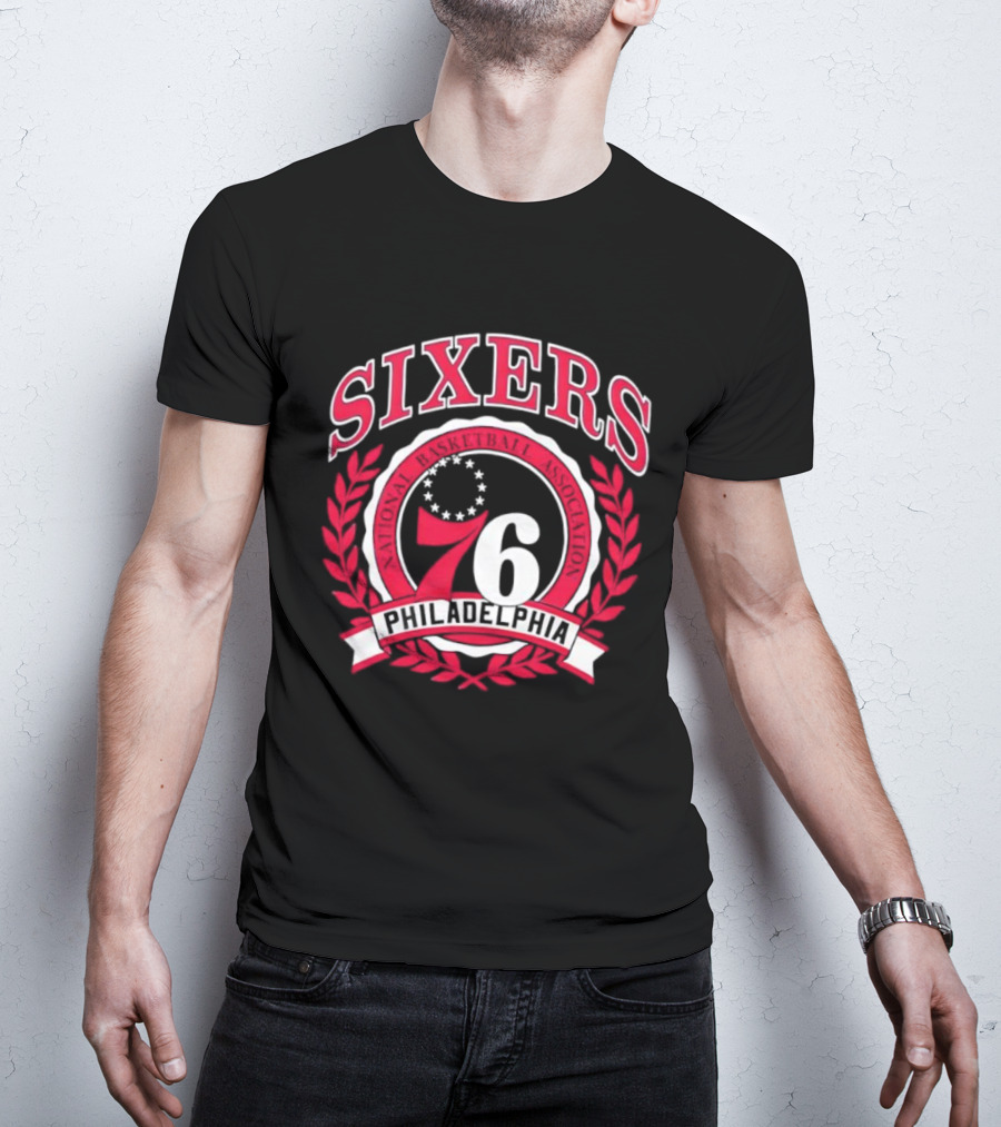 Philadelphia 76 Sixers Basketball Crest T-Shirt