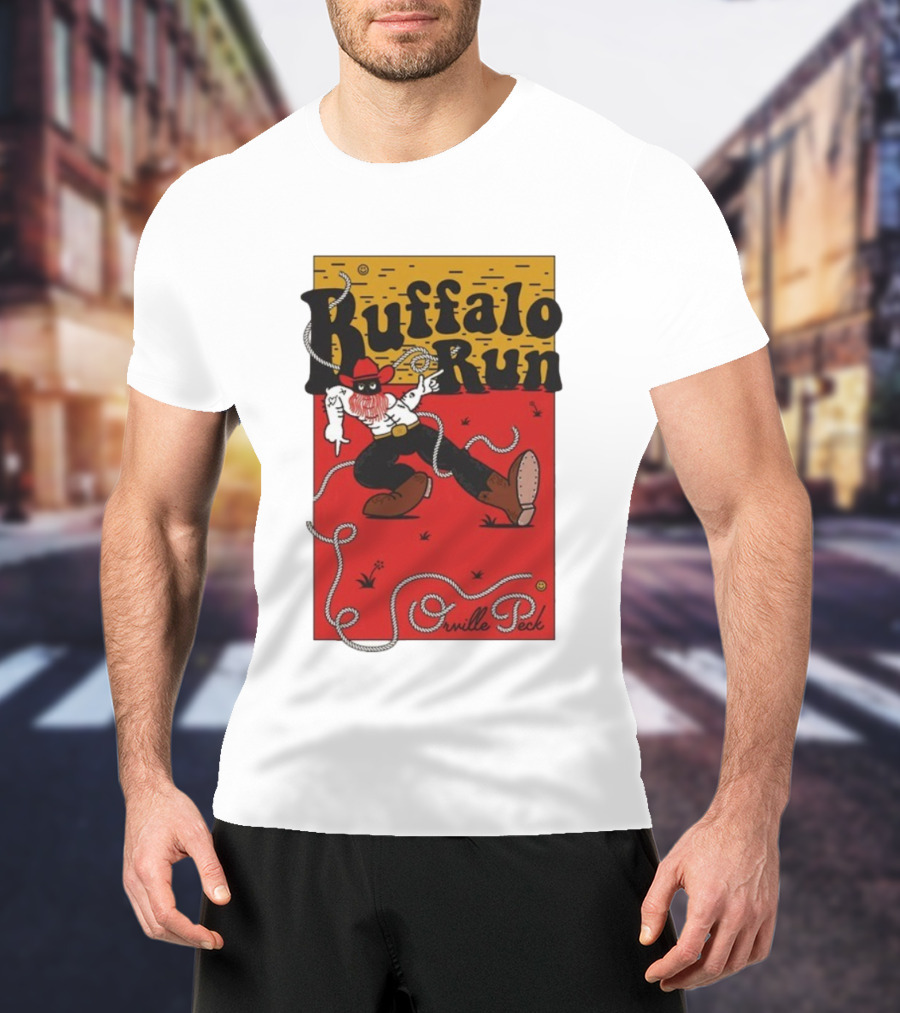 Buffalo Run Orville Peck Rope Cowboy Red Hat Boots T-Shirt