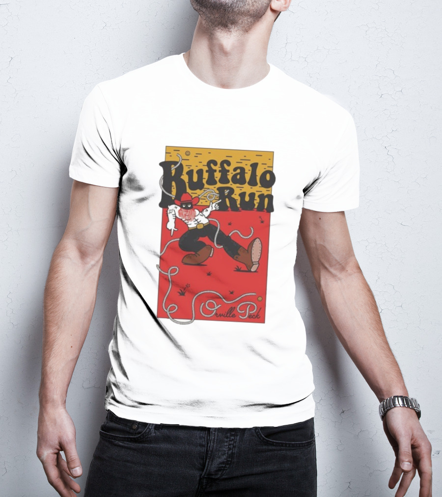 Buffalo Run Orville Peck Rope Cowboy Red Hat Boots T-Shirt