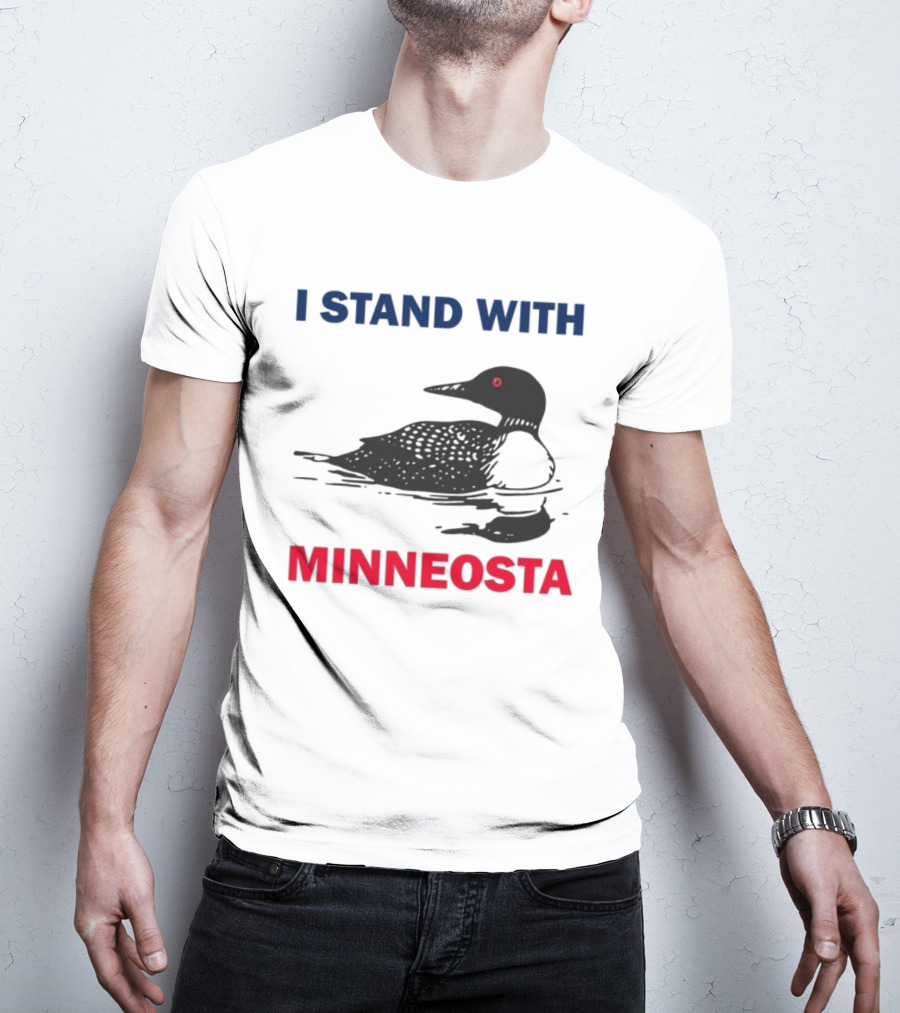I Stand With Minnesota Common Loon T-Shirt