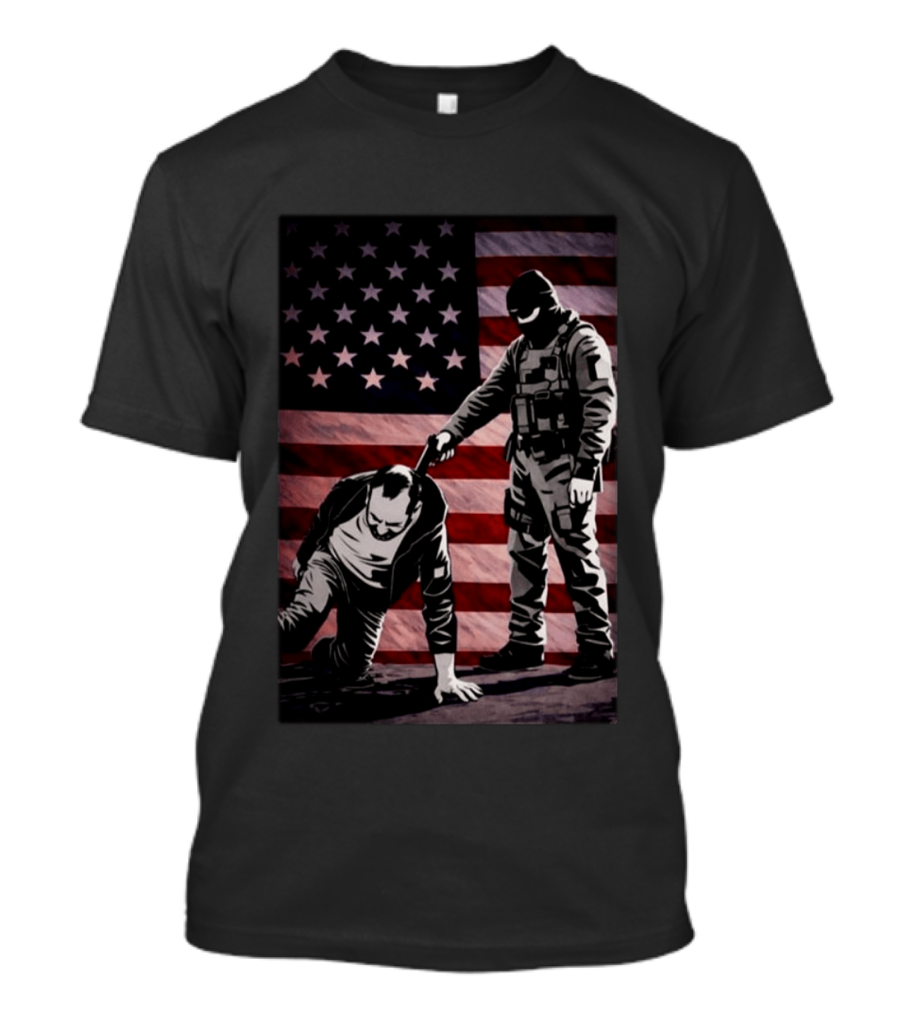Alex Pretti Was Executed By Ice Flag America T-Shirt