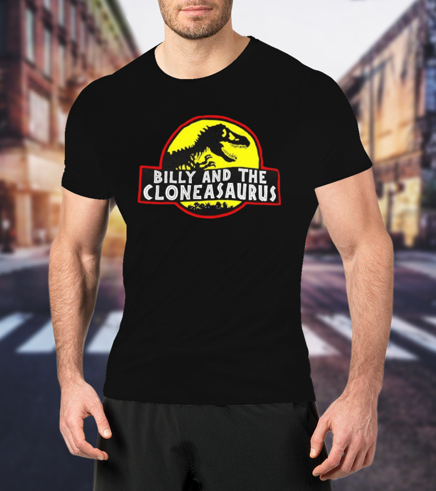 Billy And The Cloneasaurus Dinosaur Park T-Shirt