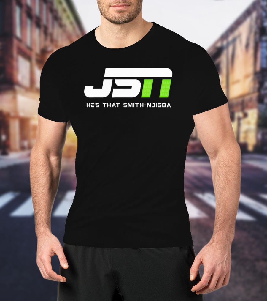 JSN He's That Smith Njigba Seattle Seahawks Football T-Shirt