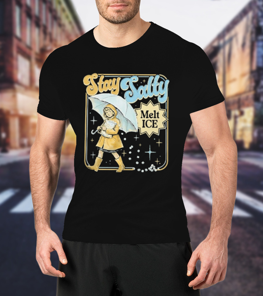 Stay Salty Melt ICE Umbrella Girl T-Shirt