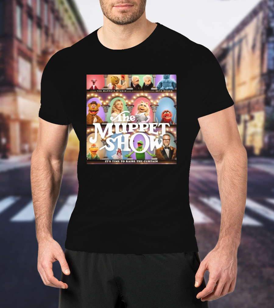 The Muppet Show It's Time To Raise The Curtain February 4 2026 Seth Rogen Executive Producer T-Shirt