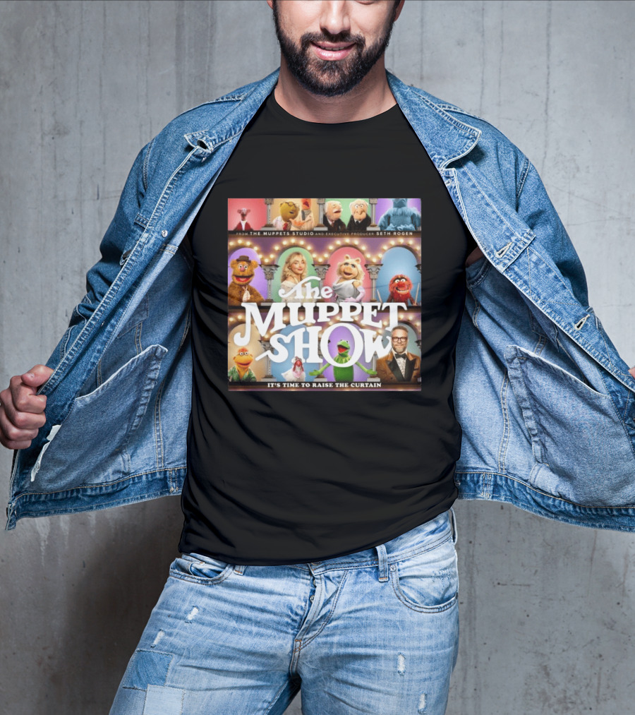 The Muppet Show It's Time To Raise The Curtain February 4 2026 Seth Rogen Executive Producer T-Shirt