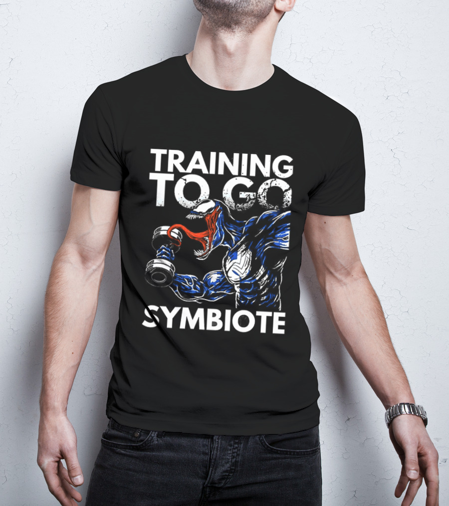 Venom Training To Go Symbiote Gym Comic Fitness Motivation T-Shirt