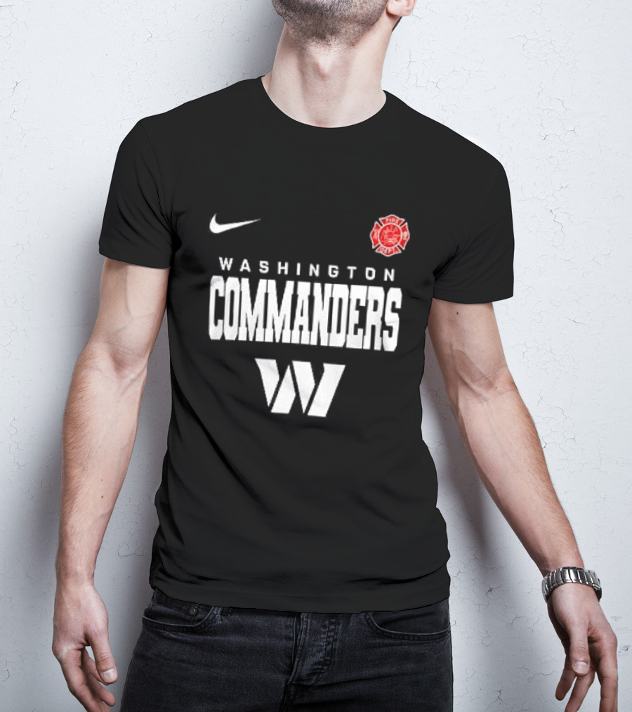 Washington Commanders Red Friday Firefighter Nike Team T-Shirt