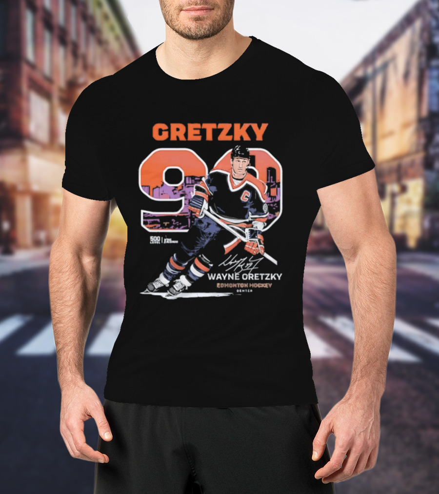 Wayne Gretzky 99 Edmonton Hockey T-Shirt