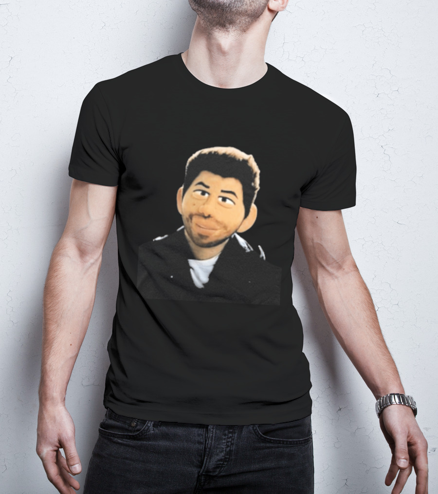 Nick Jonas J.N. Puppet Caricature T-Shirt