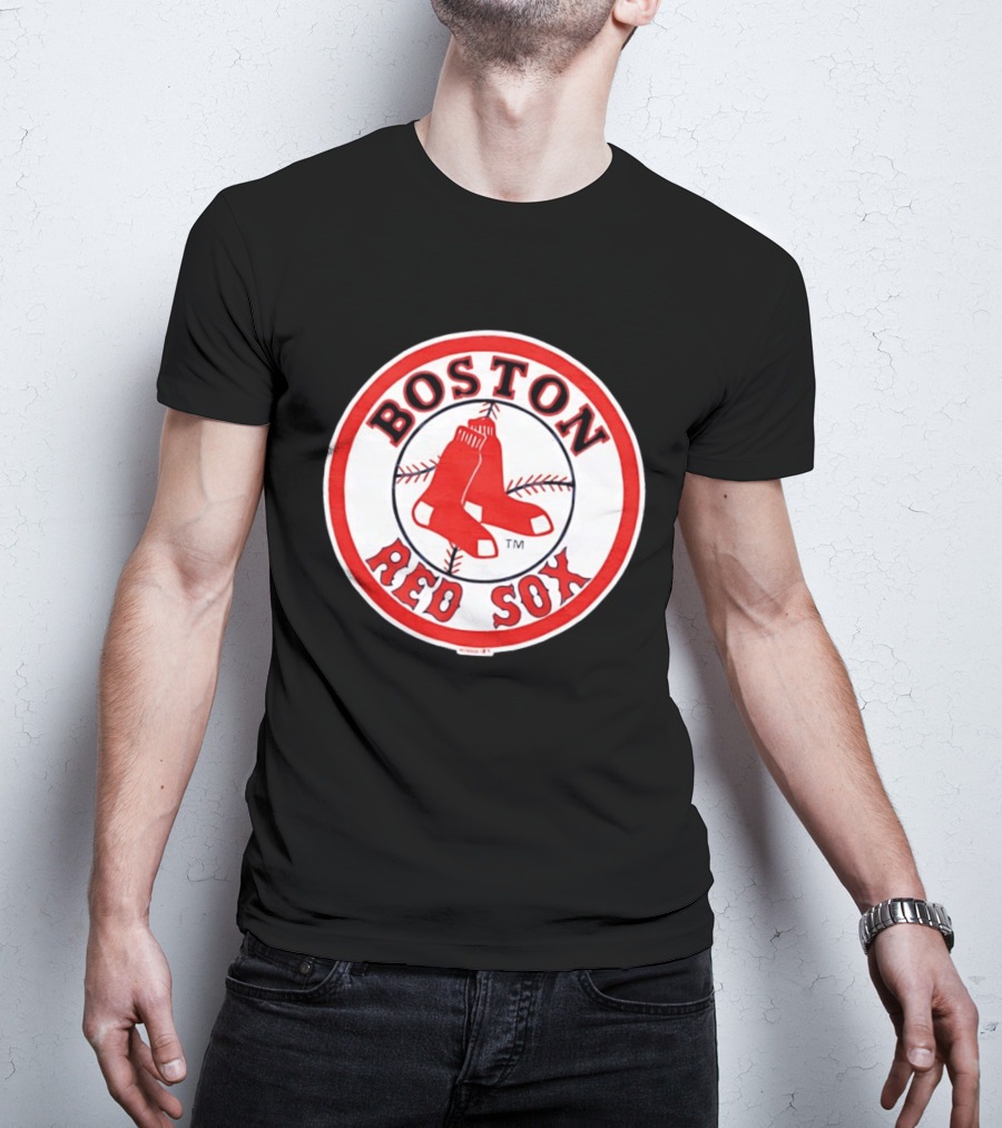 Boston Red Sox Hanging Red Socks Baseball Team T-Shirt