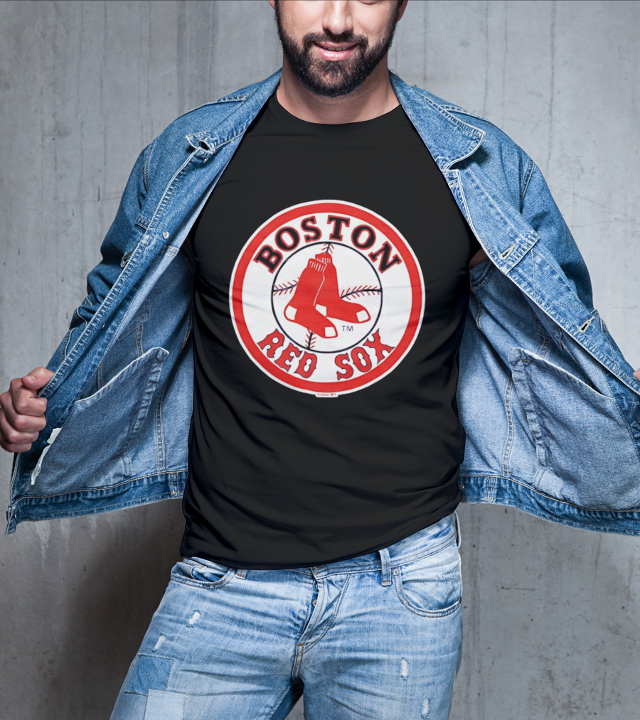 Boston Red Sox Hanging Red Socks Baseball Team T-Shirt