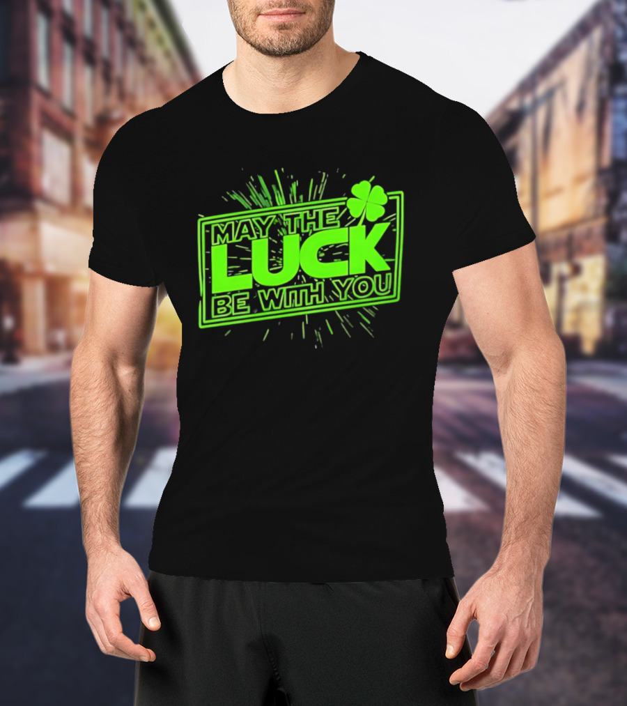 May The Luck Be With You Clover Star Wars T-Shirt