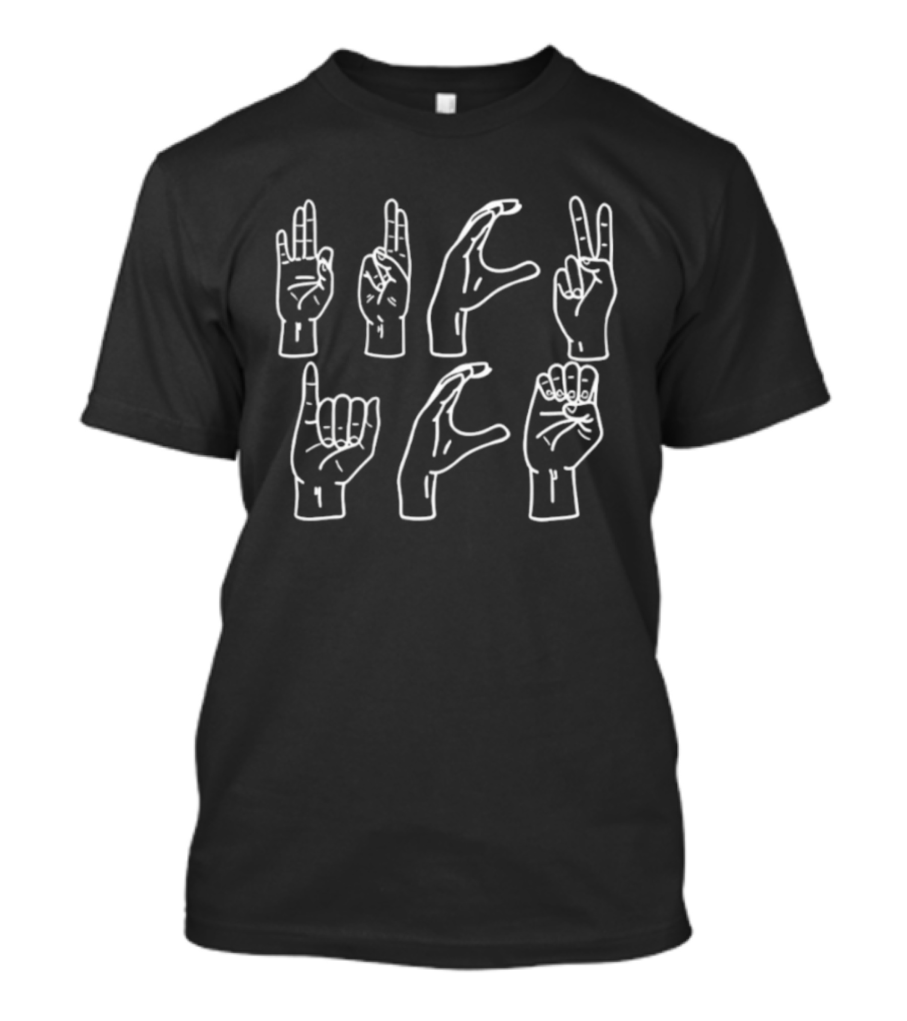 Hand Sign Language Message To ICE T-Shirt