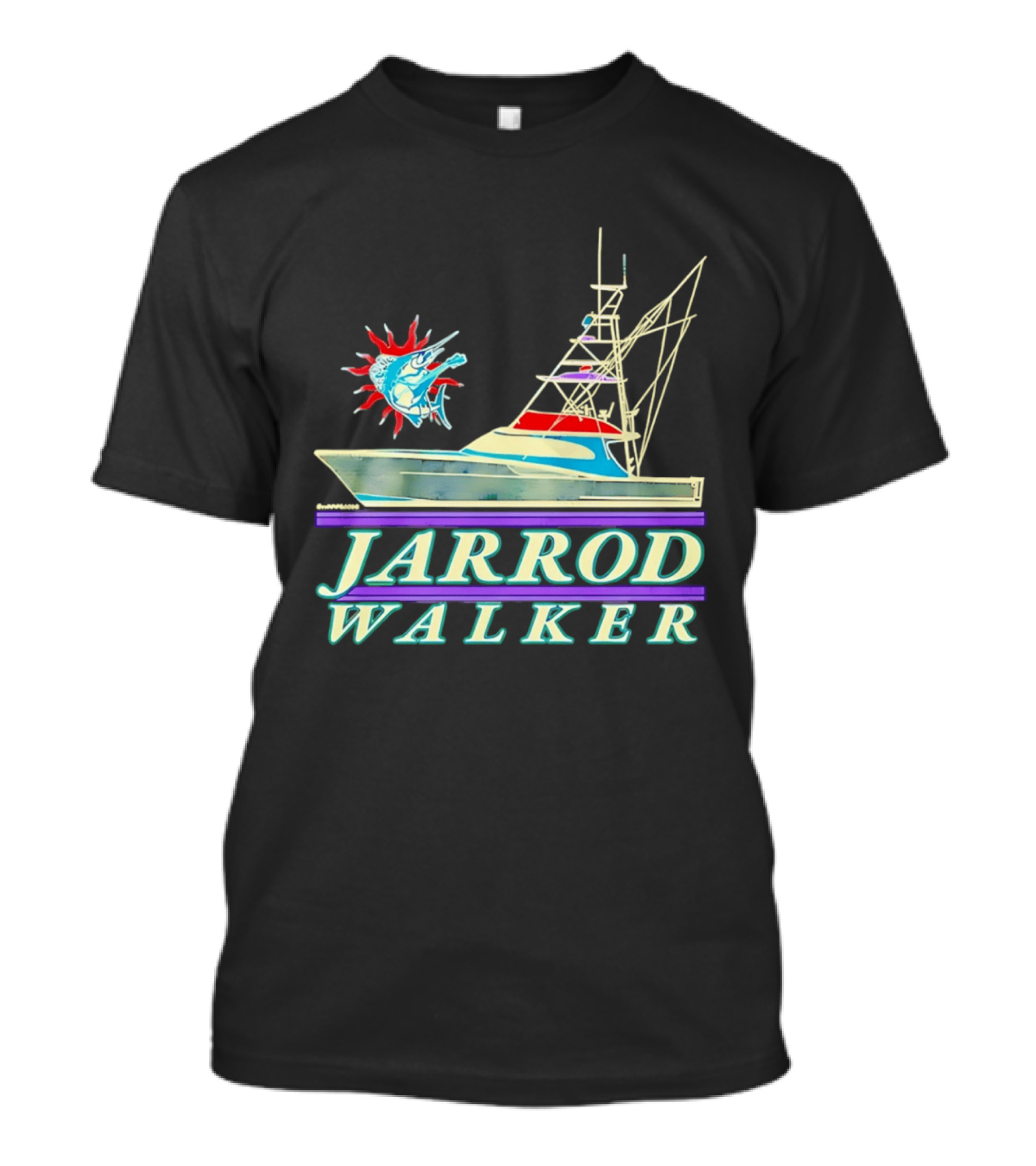 Jarrod Walker Marlin Sportfish Boat T-Shirt