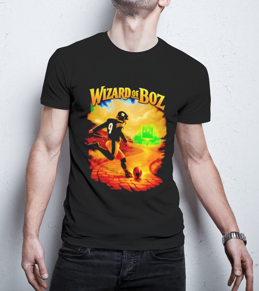 Wizard Of Boz Chris Boswell Pittsburgh Steelers Football Kicker Fantasy T-Shirt
