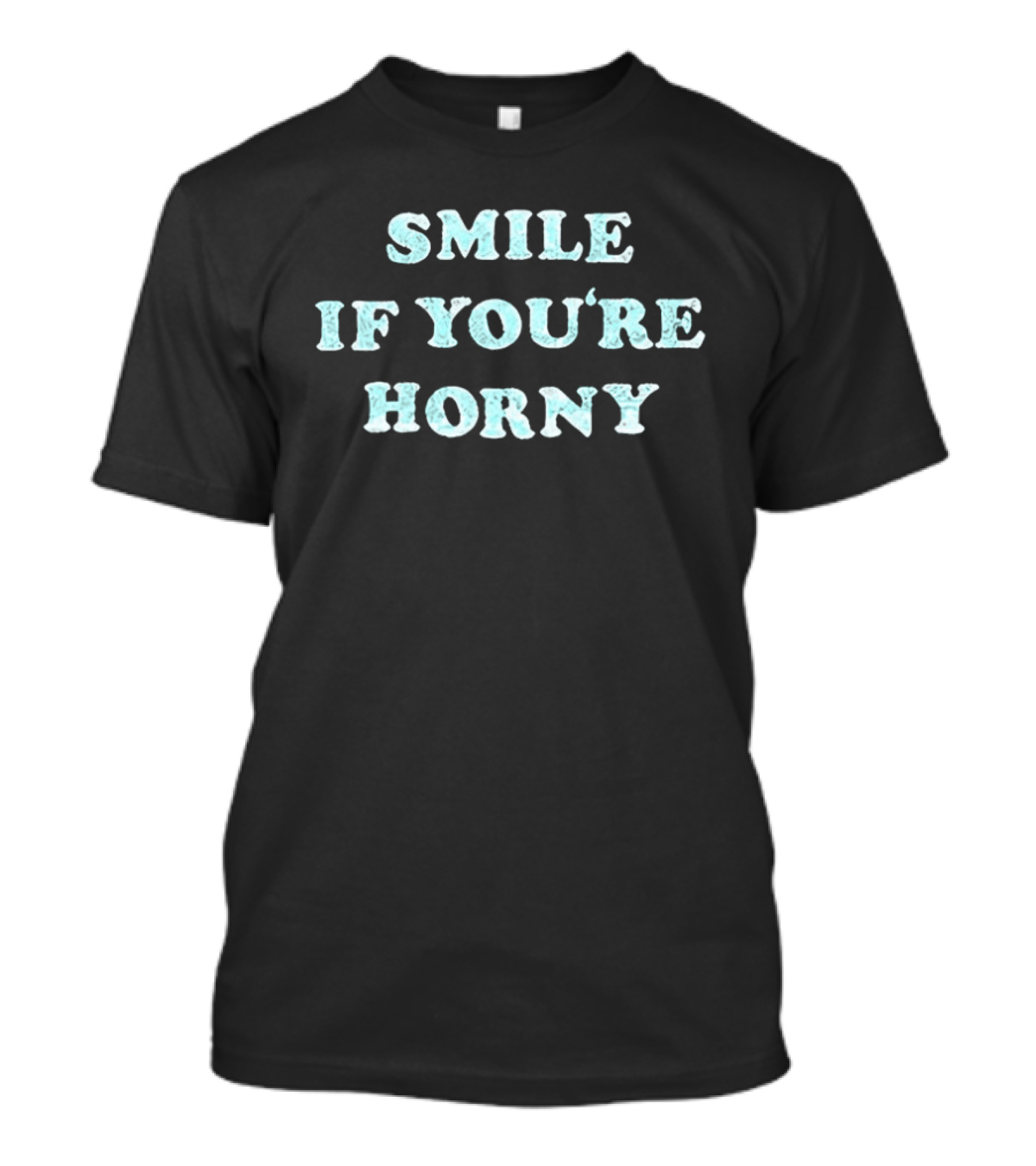 Smile If You're Horny Cheech And Chong Retro Humor T-Shirt