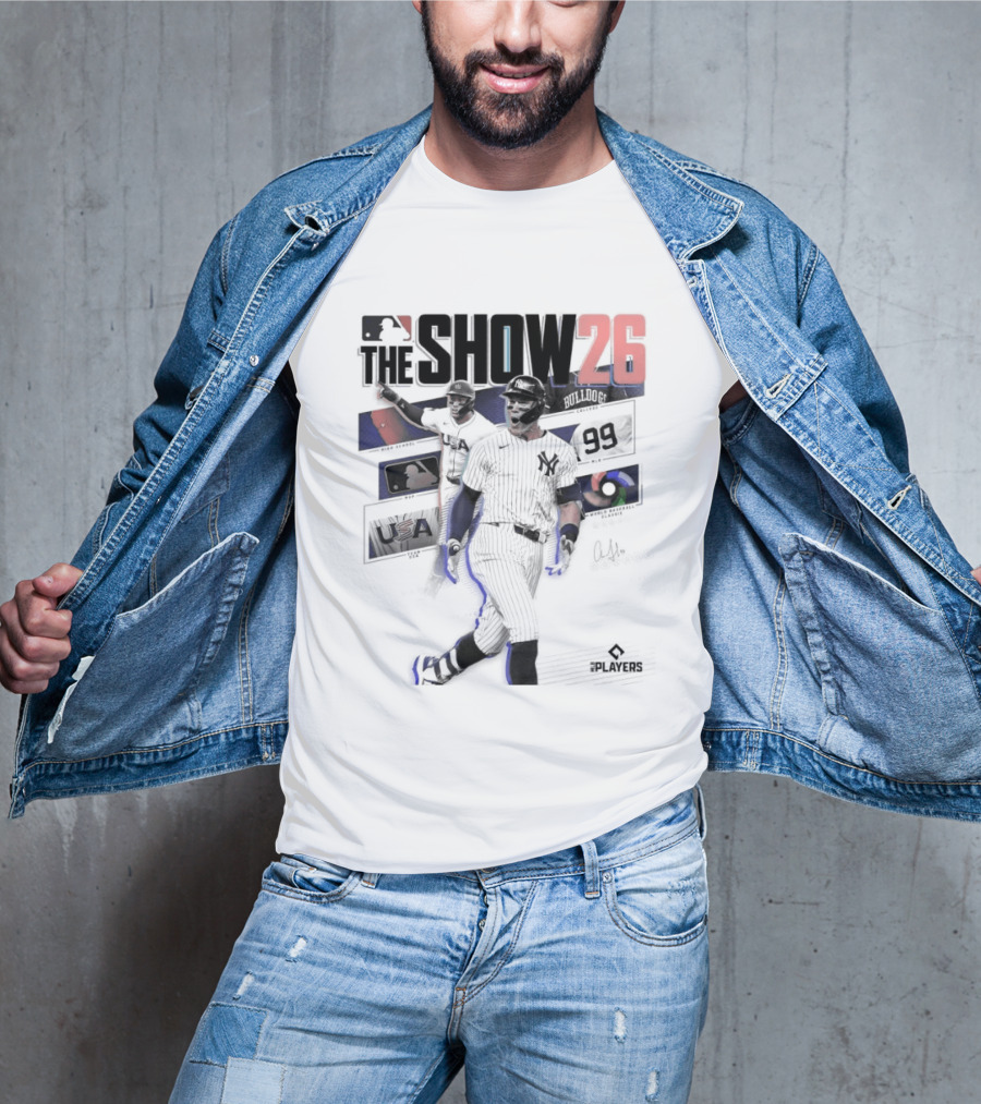 MLB The Show 26 Aaron Judge Yankees Cover Athlete T-Shirt