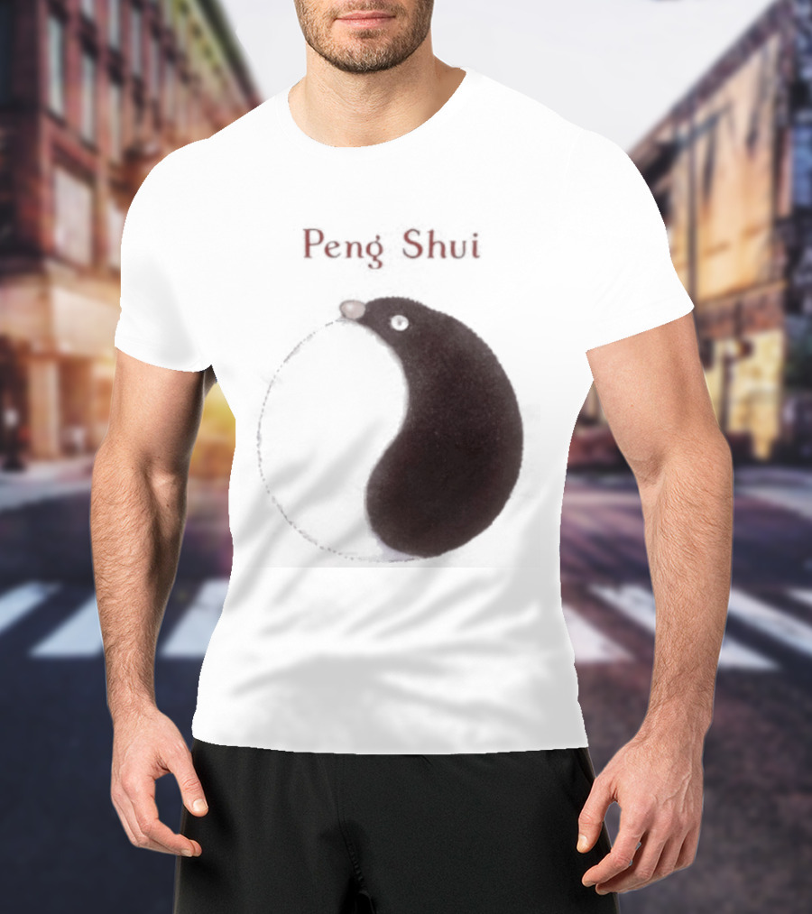 Peng Shui Yin Yang Symbol Smoke T-Shirt
