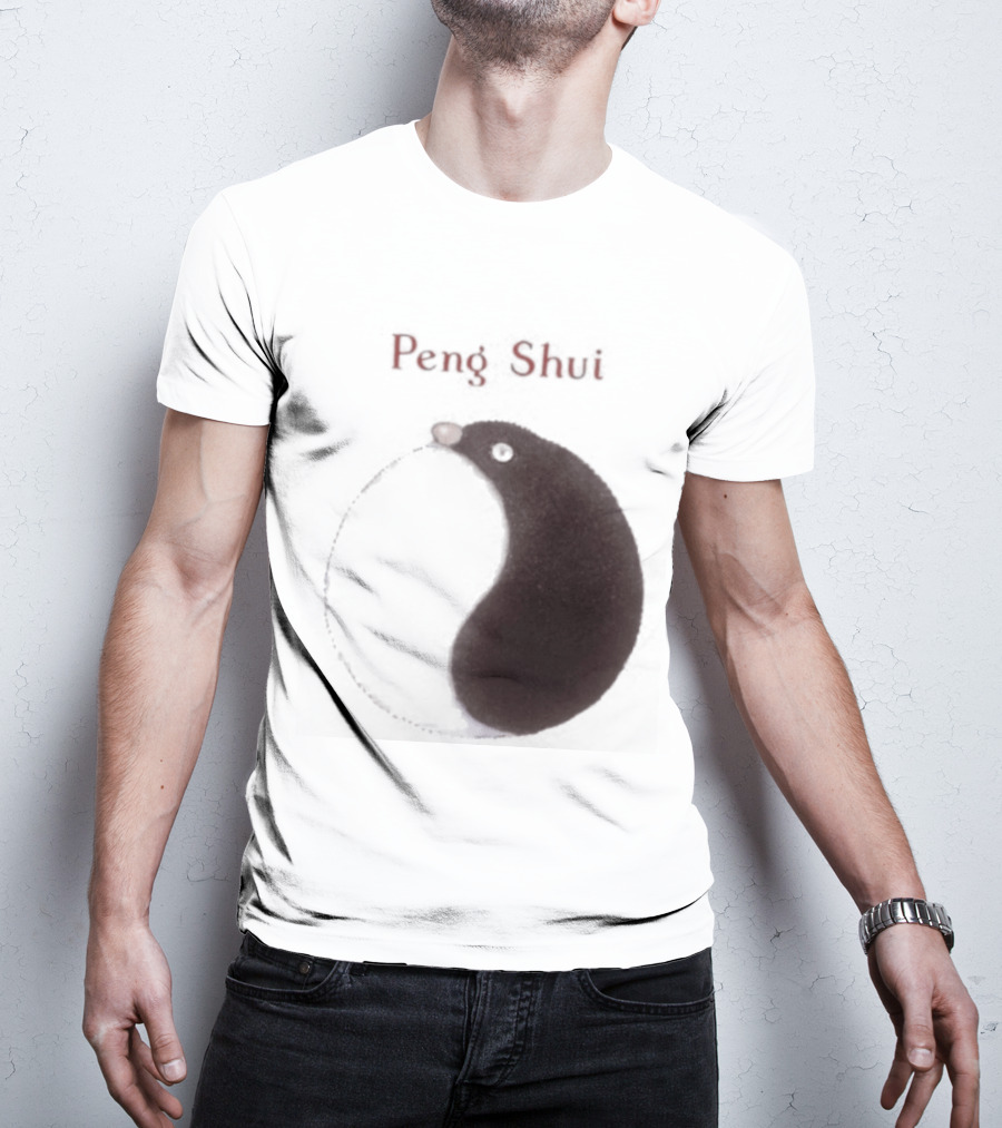 Peng Shui Yin Yang Symbol Smoke T-Shirt