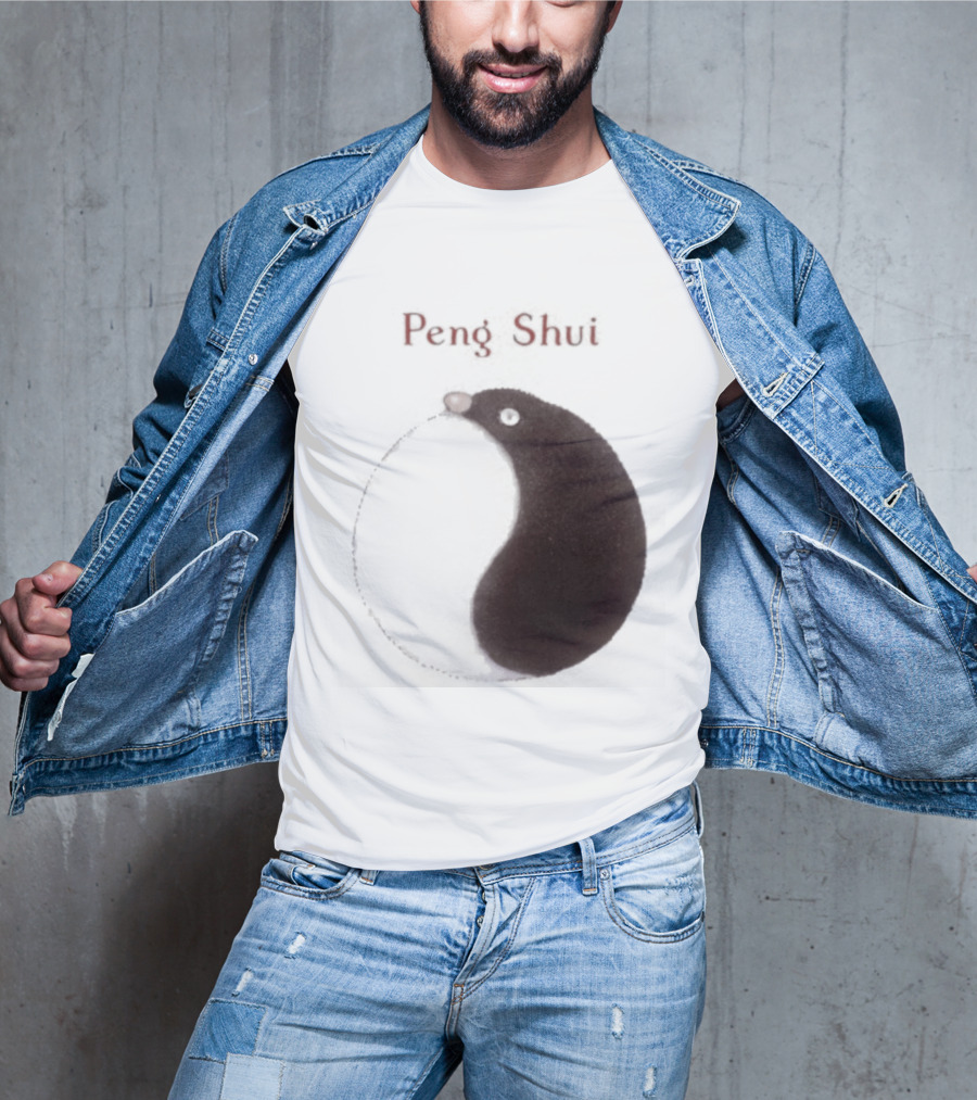 Peng Shui Yin Yang Symbol Smoke T-Shirt