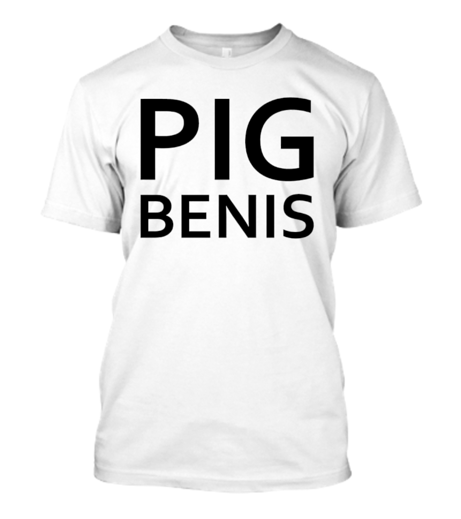 Pig Benis Bold Lettering T-Shirt